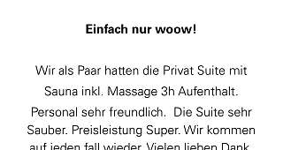 Wohlwollendes Feedback von einem zufriedenen Gast