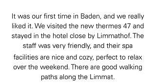 Wohlwollendes Feedback von einem zufriedenen Gast