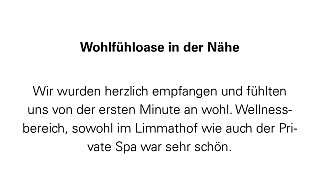 Wohlwollendes Feedback von einem zufriedenen Gast