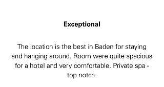 Wohlwollendes Feedback von einem zufriedenen Gast