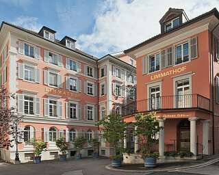 Novum Spa Limmathof Baden Wellnesshotel Businesshotel Zimmer Aussenansicht Thermalwasser Thermalbad